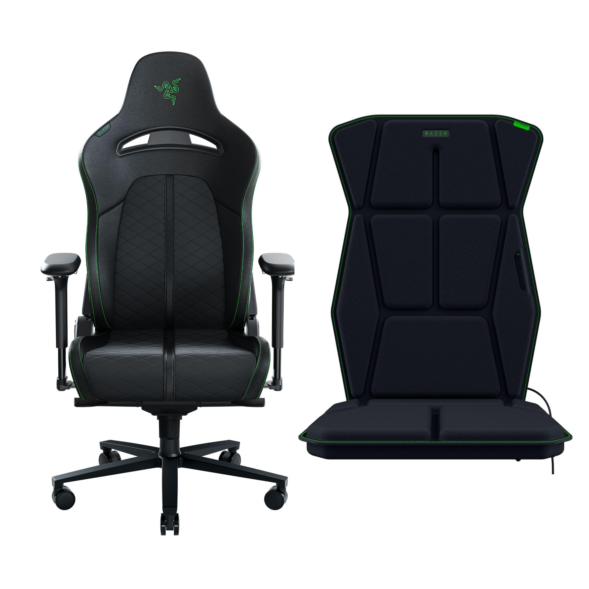 Razer Enki  ゲーミングチェア ヘッドレスト付 Most Comfortable Gaming Chair - Razer Enki Gaming Chair | Razer